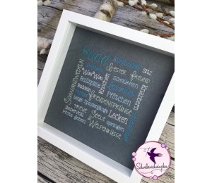 Stickdatei - Mosaik Hund